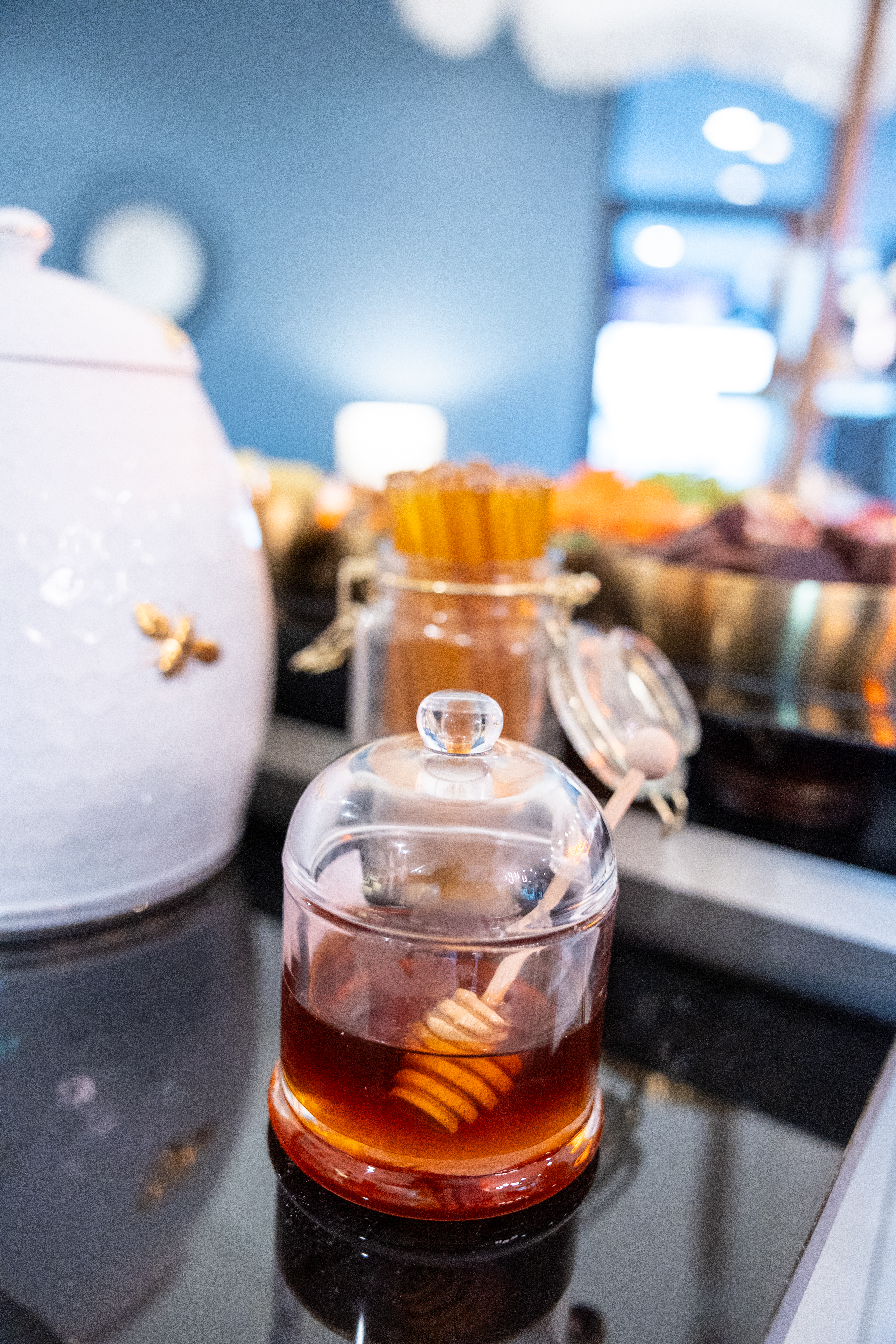 Curated honey and detail styling